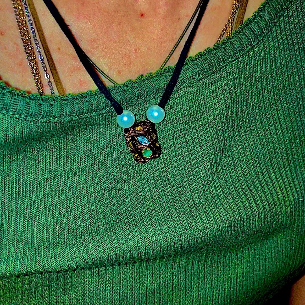 Green Fluorite Pendant